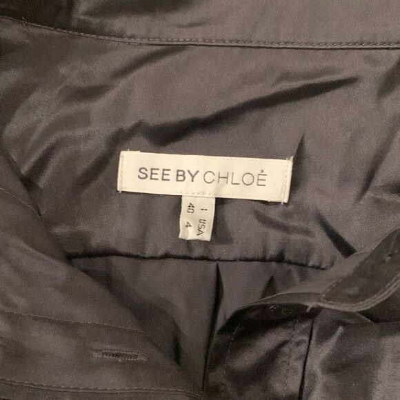 See By Chloe ruffle silk shirt - Picture 3 of 14